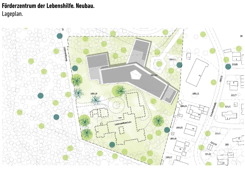 Lageplan des Förderzentrums Marktredwitz